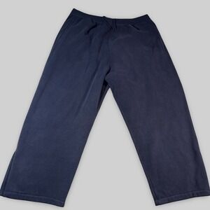 Yeezy Gap Fleece Pants Navy Blue XXL YZY Sweatpants NWT Soft Cozy Warm